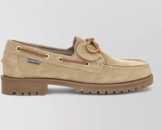 Sebago suede leather boat shoes