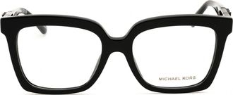 Michael Kors 0MK4119U Rectangular Acetate Eyeglasses - Black