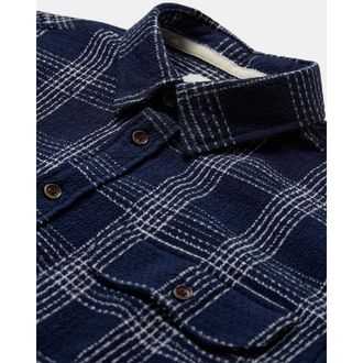 Anerkjendt Overhemden, Heren, Blauw, L, Casual Shirt