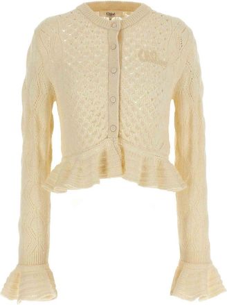 Chloé Pointelle Cardigan