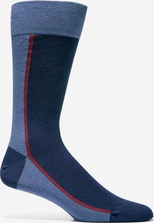 Cole Haan Mens Clocking Dress Crew Socks - Blue