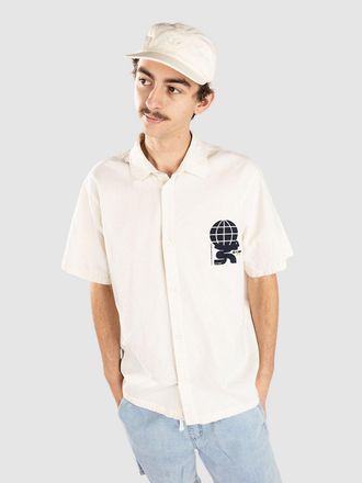 Fat Moose Ian Cotton Linen Camicia bianco
