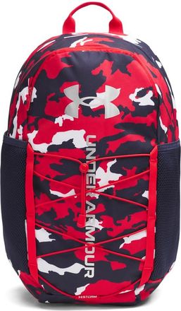 Under Armour Unisexs Hustle Sport 6.0 Backpack, (600) Red/Midnight Navy/Metallic Silver, One Size