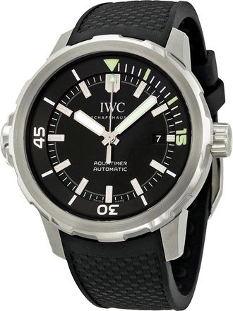 IWC Pre-owned IWC Aquatimer Automatic Black Dial Mens Watch IW329001