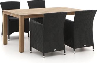 Forza Furniture Forza Barga/ROUGH-S 160cm dining tuinset 5-delig