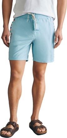 Faherty Sunwashed Board Shorts in Bethesda Blue at Nordstrom Rack, Size 38