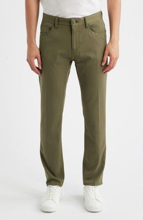 BOSS Delaware Slim Fit Five Pocket Pants in Green at Nordstrom Rack, Size 33 X 32