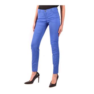 Emporio Armani Dames, Broeken, Blauw, Maat: W26 Katoen
