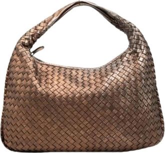 Bottega Veneta Pre-owned Shoulder Bags, female, Brown, Size: ONE SIZE Pre-owned Veneta Hobo