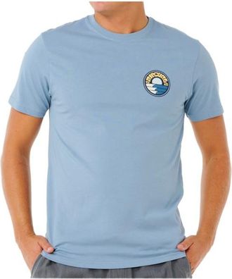 Rip Curl Pacific Rinse Stacked Tee T-Shirt f&uuml;r Herren | blau