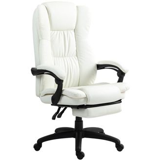 Vinsetto Silla de oficina 68.5x68.5x121 cm crema