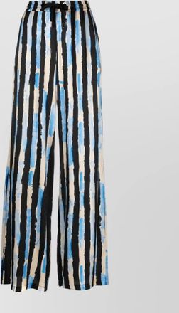 Pinko trousers wide leg side pockets