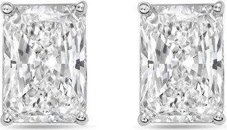 Diana M. Jewels 14Kt White Gold 8.00 cts Lab Grown Radiant Cut Diamond Studs