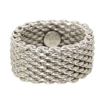 Tiffany & Co. Silver Silver 925 Band Ring (Pre-Owned)
