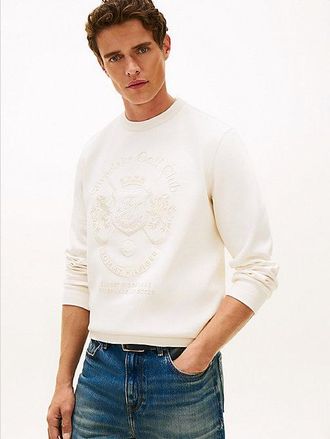 Tommy Hilfiger Crest Embroidery Intechno Knit Sweatshirt