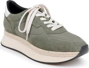 L'agence Ivone Platform Sneaker in Khaki Suede at Nordstrom Rack, Size 5.5