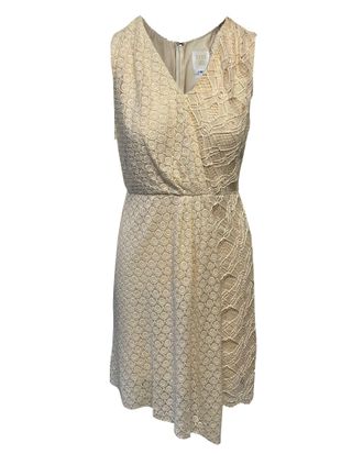 Anna Sui Lace Dress in Cream Polyester