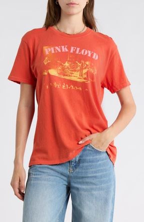 Junk Food Pink Floyd Onstage Graphic T-Shirt in Tiger Lily at Nordstrom, Size X-Small
