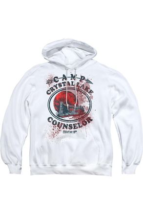 Gildan Friday the 13th Camp Counselor Victim Adult Pull Over Hoodie