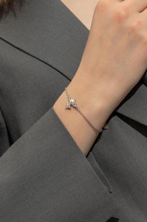 Vivienne Westwood Bracelet With Logo, Womens, Silver