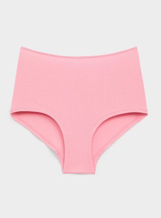 Miiyu Womens Minimalist high-waist boyshort Organic cotton