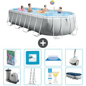Intex Piscina Prism Frame Oval - 610x305x122 Cm - 9-piezas S531