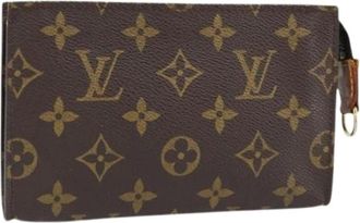 Louis Vuitton Pre-owned Clutches, female, Brown, Size: ONE SIZE Pre-owned Vintage Monogram Accessory Pouch