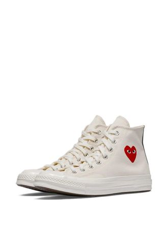 Comme Des Gar&ccedil;ons Ct70 hi Top Small Red Heart