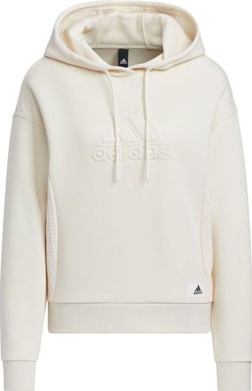 adidas (WMNS) adidas Lounge Hooded Sweatshirt Off White IP0756