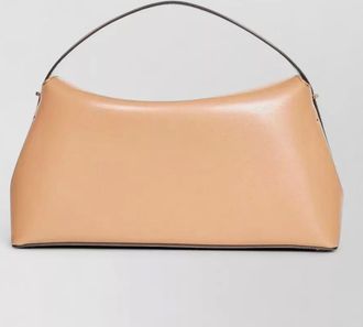 Toteme t lock leather top handle bag