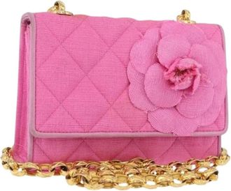 Chanel Pre-owned Mini Bags, female, Pink, Size: ONE SIZE Pre-owned Vintage Mini Shoulder Bag