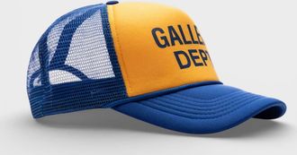 Gallery Dept. Mens GD Logo Trucker Yellow Navy - Size: ONE size