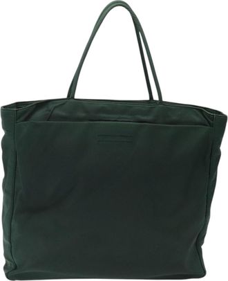 Prada Re-Nylon Green Nylon Handbag (Pre-Owned)