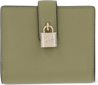 Karl Lagerfeld Portafoglio con lucchetto - Verde