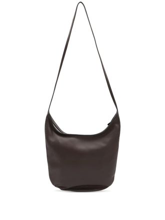 The Row leather crossbody bag - Brown