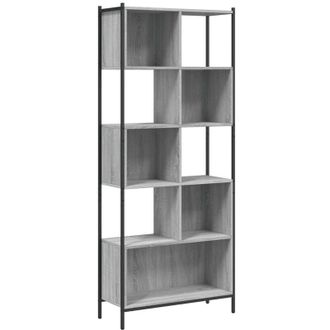 vidaXL Estantería madera de ingeniería gris Sonoma 72x28x172 cm vidaXL