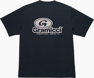 Gramicci Mens Gramicci 82 T-Shirt - Grey/Black - Size: 42