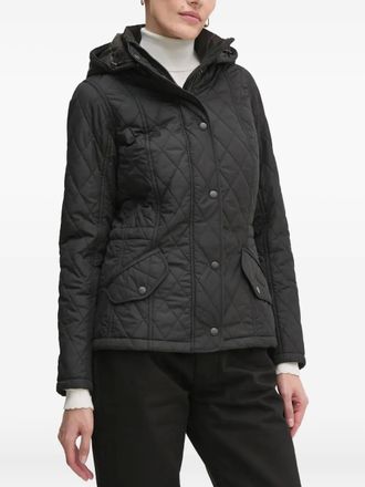 Barbour Millfire diamantvormig gewatteerd jack - Zwart