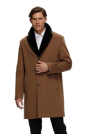 Gorski Loro Piana Wool Coat in Camel at Nordstrom, Size Medium