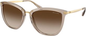 Ralph Lauren RA5245 580213 Womens Sunglasses Brown Size 55