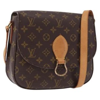 Louis Vuitton Pre-owned Saint Cloud Shoulder Bag - Dames - Pre-owned - Bruin - Maat: ONE Size Leer
