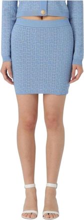 Balmain Mujer, Faldas, Azul, Talla: S