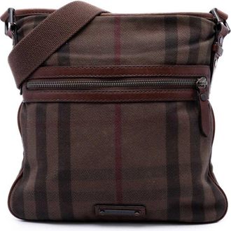 Burberry Pre-owned Burberry Exploded Check Cotton Crossbody Unisex TKZCTW7BG7I9SDRF