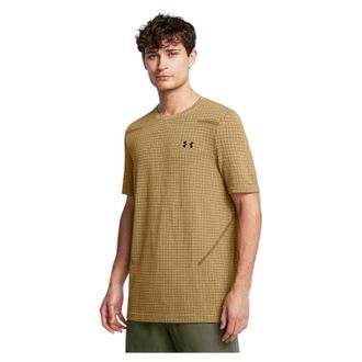 Under Armour Heren HeatGear Naadloos Normaal T-Shirt (Bruin)