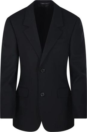 Balenciaga Standaard Getailleerd Jasje - Dames - Blazers - Zwart - S - Leer - Jassen