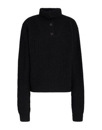 8 by YOOX WOOL BLEND BUTTON-UP TEXTURED JUMPER
