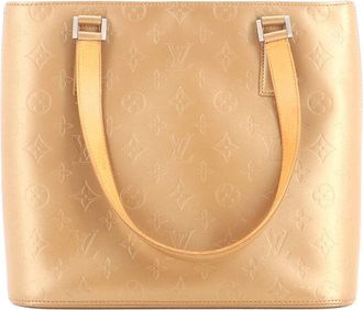 Louis Vuitton Gold Monogram Vernis Mat Stockton (Authentic Pre-Loved)