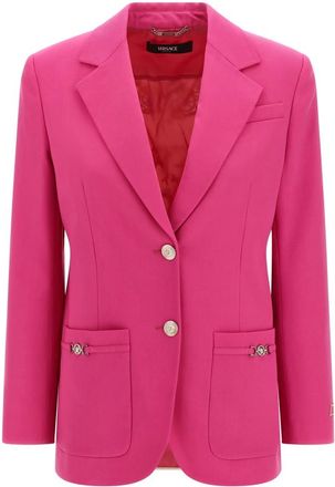 Versace Dames, Jassen, Roze, Maat: XS Wol