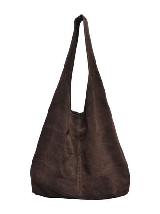 Anna Luchini Bordeauxrood Rundleer Tas