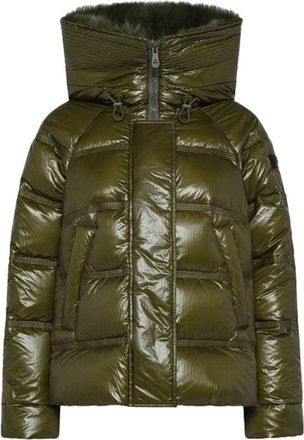 Peuterey Takan Rp Mid Fur Down Jacket, Ivy Green